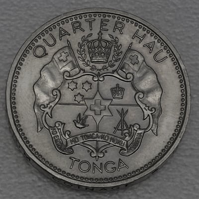 Palladiummünzen "Coronation 1967 Set" 1 Hau + 1/2 Hau + 1/4 Hau (Tonga) - Miniaturansicht 10