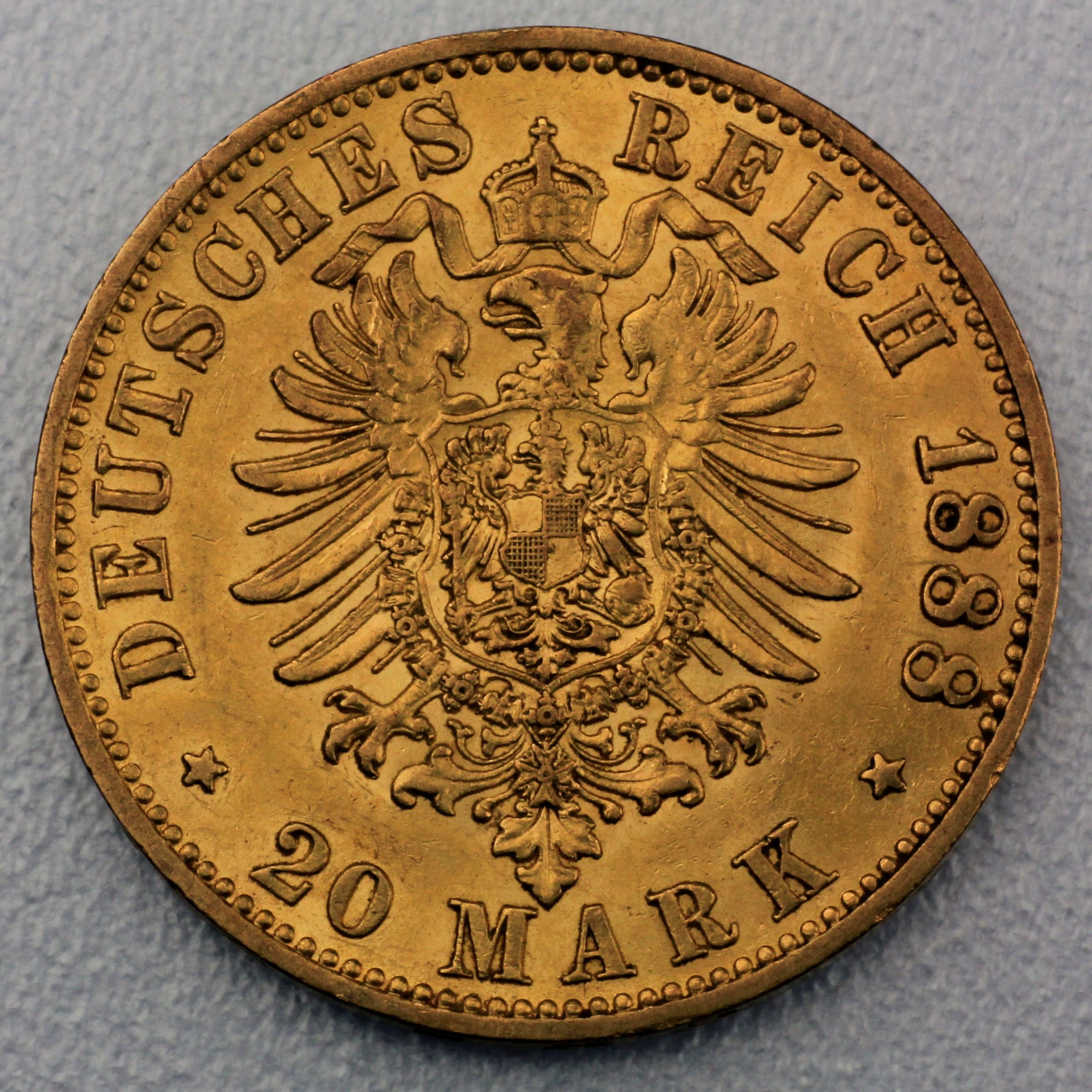 Goldmünze 50 x 20 Mark "Wilhelm II. – Preußen" Tube (Deutschland) - Detailansicht 2