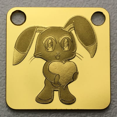 Gold-Schmuckbarren 5g "Bunny/Hase" PAMP - Miniaturansicht 1
