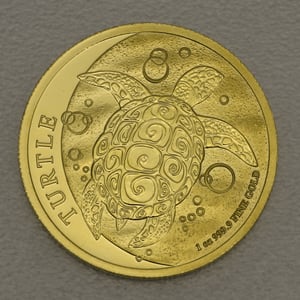 Goldmünze 1oz "Schildkröte" 2019 (Niue) - Miniaturansicht 1