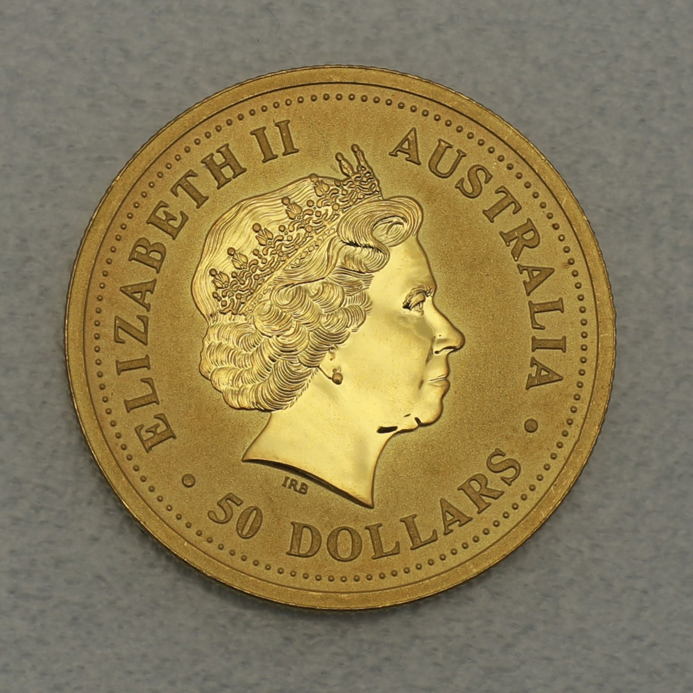 Goldmünze 1/2oz "Schwein" 2007 Lunar I – Year of the Pig (Australien) - Detailansicht 1