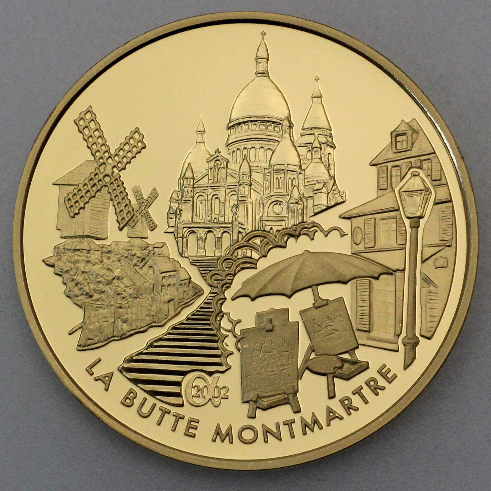 Goldmünze 20 Euro "Montmartre" 2002 (Frankreich) - Hauptansicht