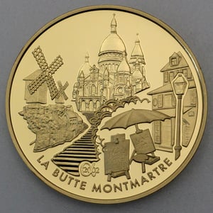 Goldmünze 20 Euro "Montmartre" 2002 (Frankreich) - Miniaturansicht 1