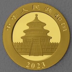 Goldmünze 8g "Panda" 2023 (China) - Miniaturansicht 2