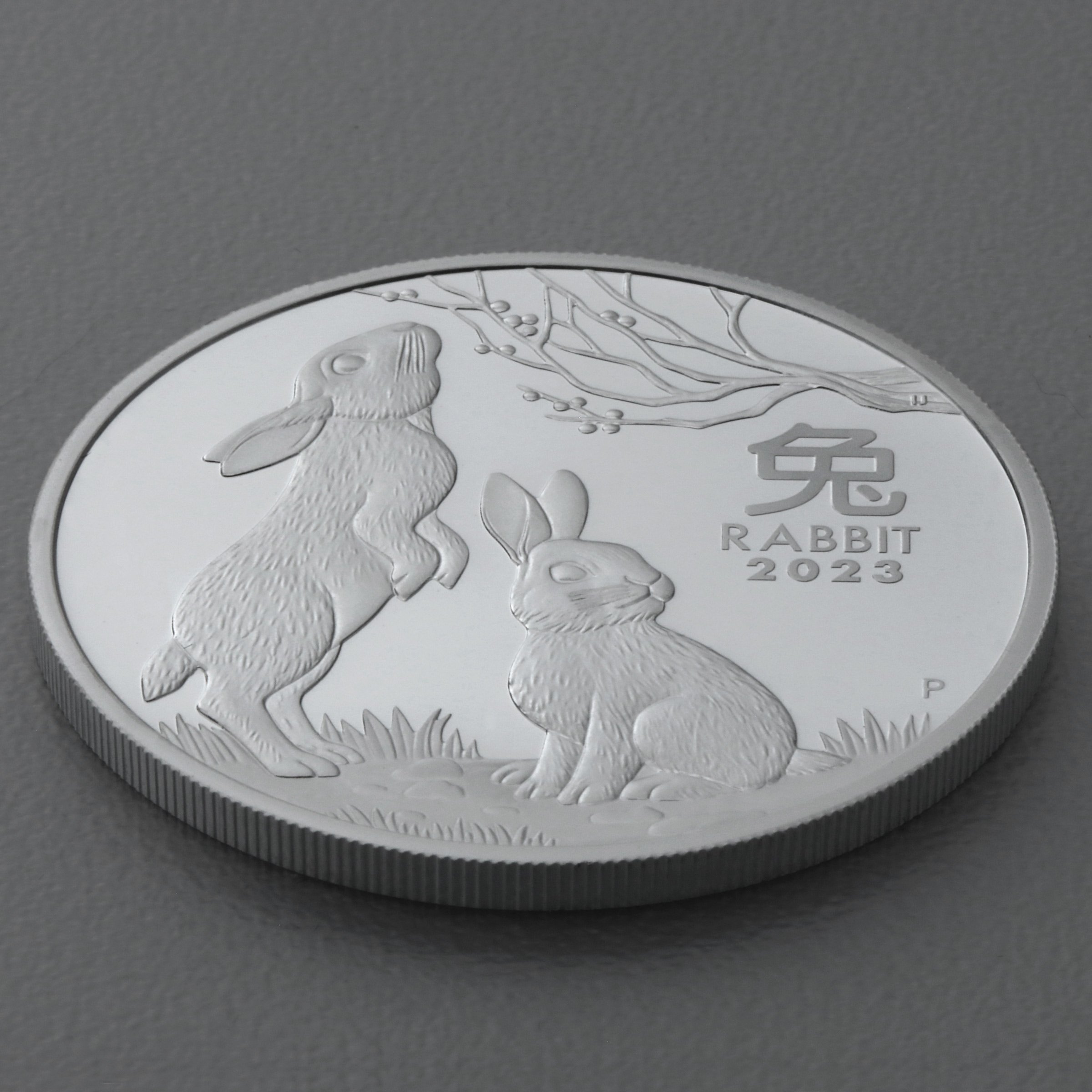 Silbermünzen 2oz + 1oz + 1/2oz "Hase" 2023 (PP) Set – 3-teilig Lunar III (Australien) - Detailansicht 7