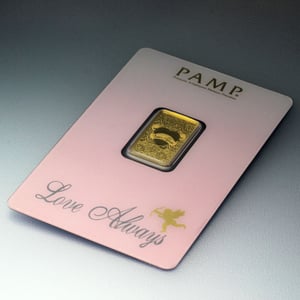Goldbarren 5g PAMP "Love Always" - Miniaturansicht 2