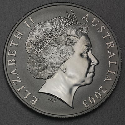 Silbermünze 1oz "Känguru" 2003 Royal Australian Mint (Australien) - Miniaturansicht 2