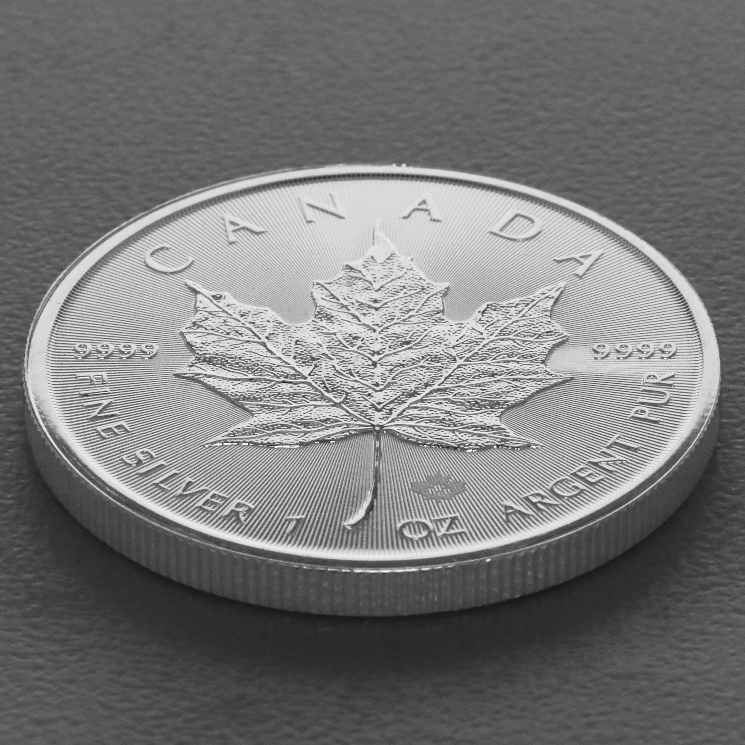 Silbermünze 1oz "Maple Leaf" aktueller Jahrgang diff. (Kanada) - Detailansicht 2