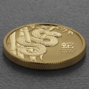 Goldmünze 1/4oz "Schlange" 2025 Lunar III – Year of the Snake (Australien) - Miniaturansicht 3