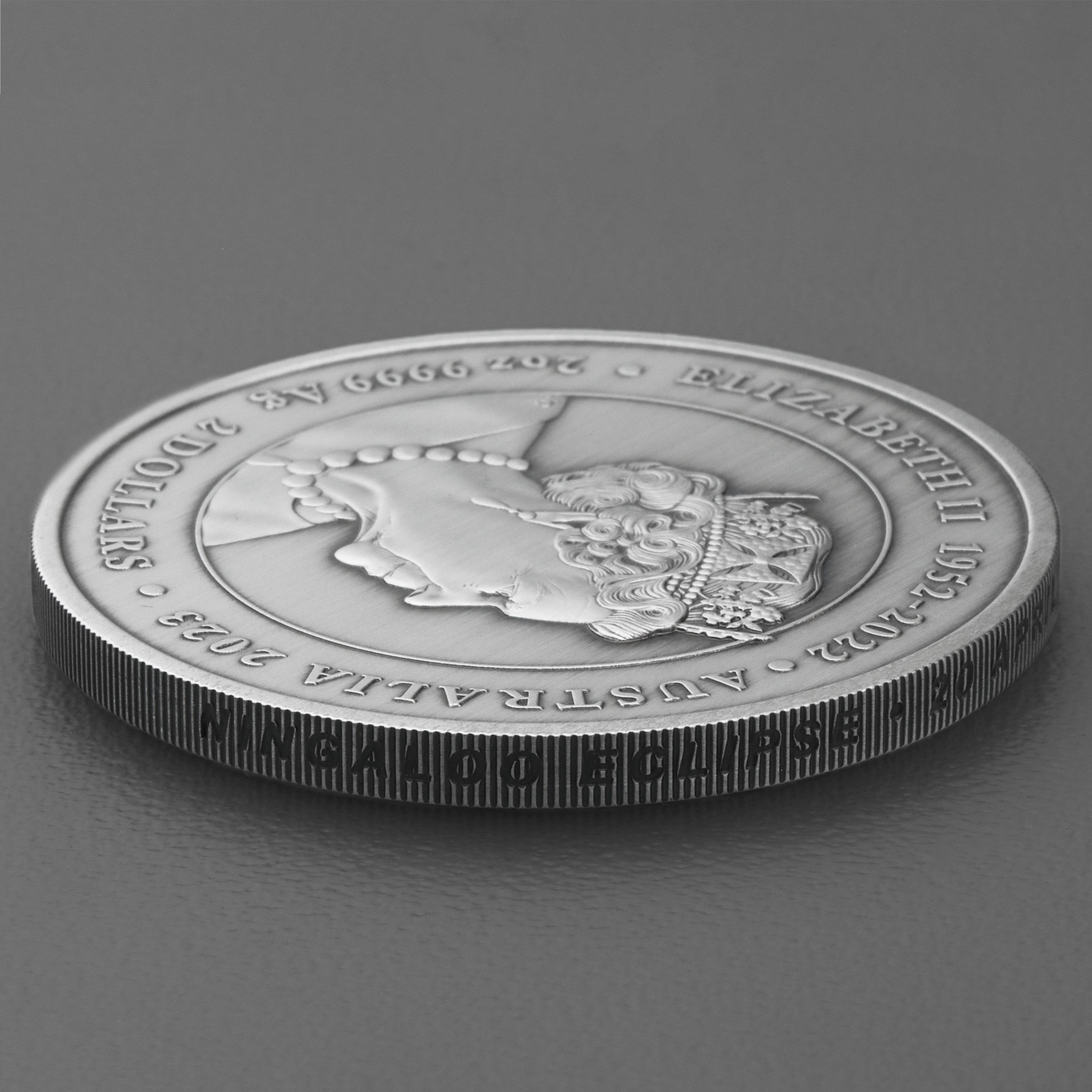 Silbermünze 2oz "Ningaloo Eclipse" 2023 (AF/koloriert) (Australien) - Detailansicht 4