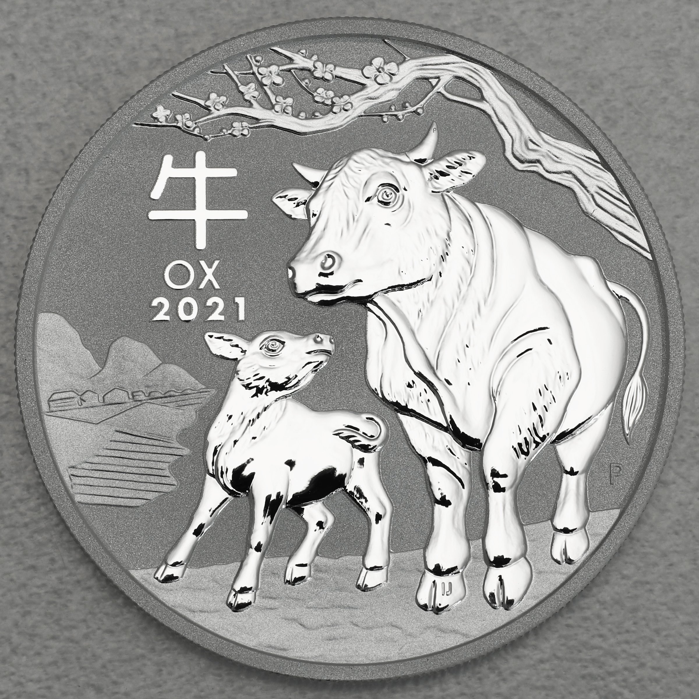 Silbermünze 1oz "Ochse" 2021 Lunar III – Year of the Ox (Australien) - Hauptansicht