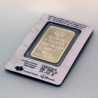 Silberbarren 1oz "Fortuna" PAMP - Miniaturansicht 4