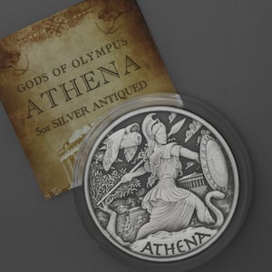 Silbermünze 5oz "Athena" 2022 (AF) Gods of Olympus (Tuvalu) - Miniaturansicht 5
