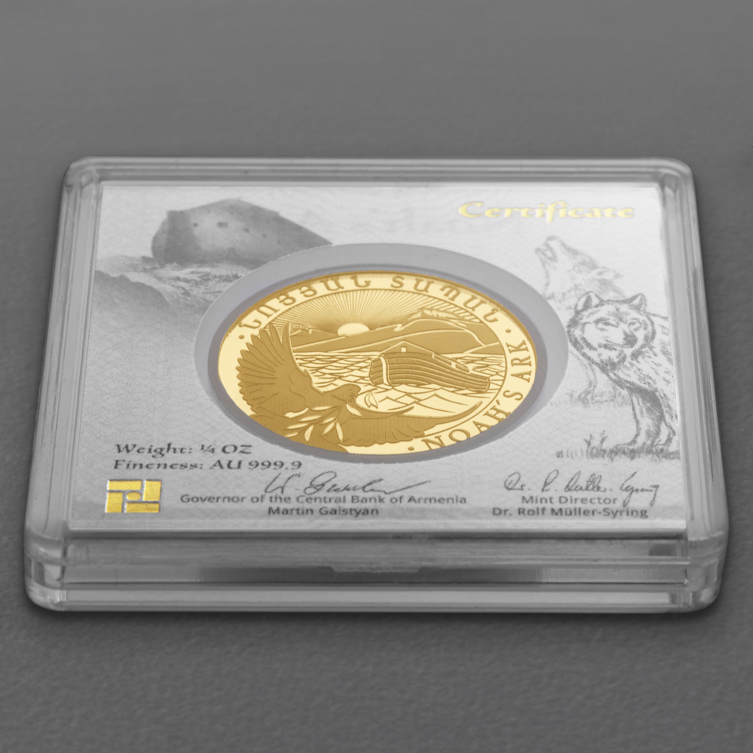 Goldmünze 1/4oz "Arche Noah" aktueller Jahrgang (Armenien) - Detailansicht 4
