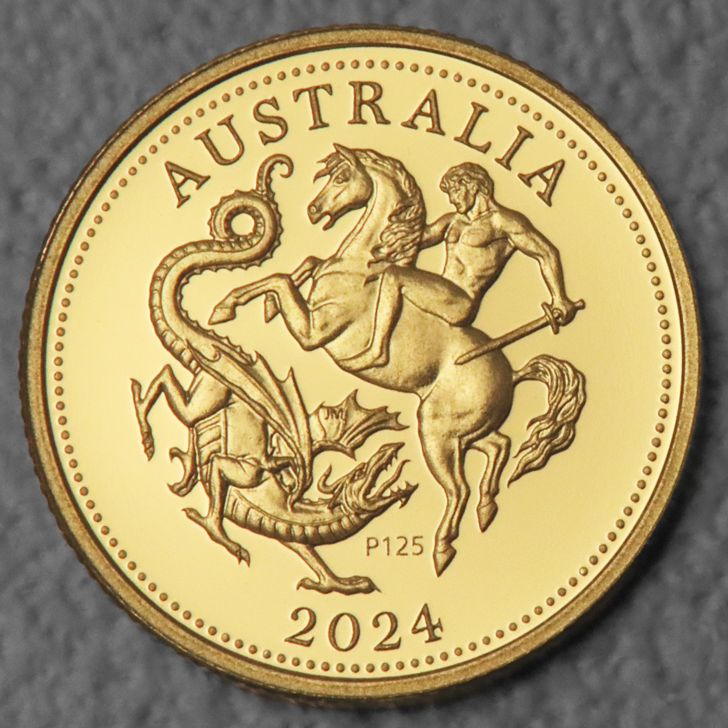Goldmünze 1/4 Sovereign "125th Anniversary" 2024 (PP) (Australien) - Hauptansicht