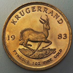 Goldmünze 1oz "Krügerrand" 1983 (Südafrika) - Hauptansicht