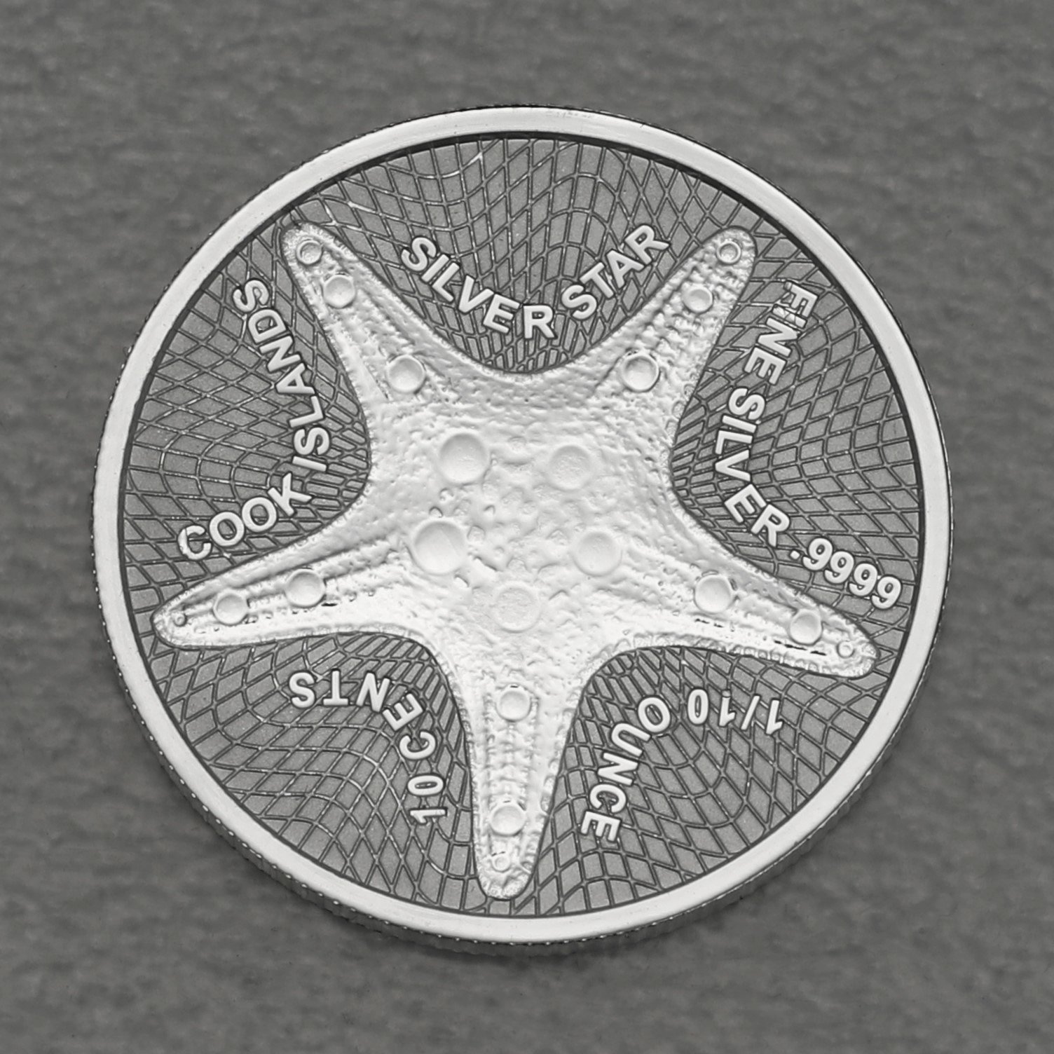 Silbermünze 1/10oz "Silver Star" 2021 diff. (Cook Islands) - Hauptansicht