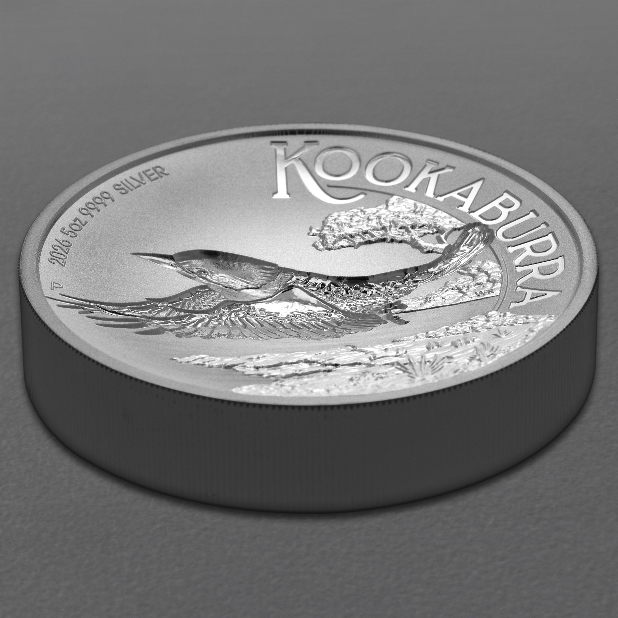 Silbermünze 5oz "Kookaburra" 2026 (PP/HR/incused) (Australien) - Detailansicht 2
