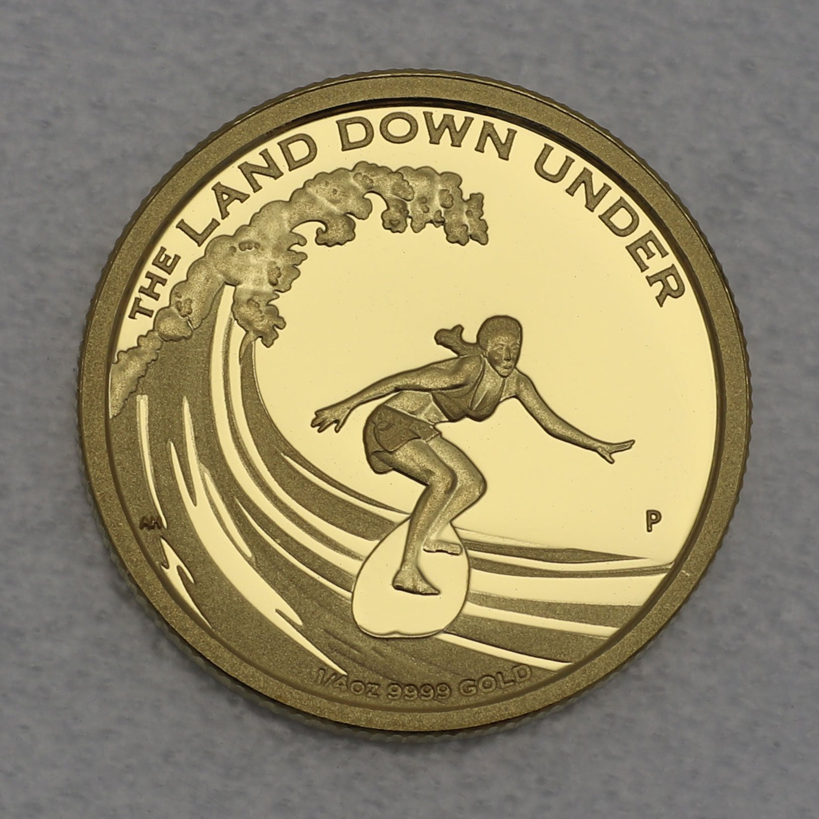 Goldmünze 1/4oz "Ocean and Surf" 2013 Land down under (Australien) - Hauptansicht