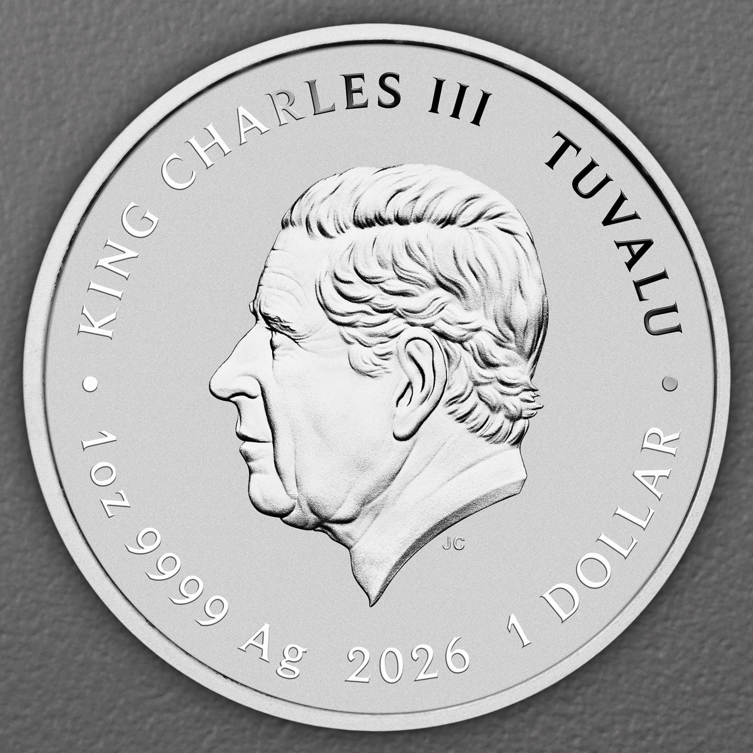 Silbermünze 1oz "40 Years of Top Gun" 2026 (koloriert) (Tuvalu) - Detailansicht 1
