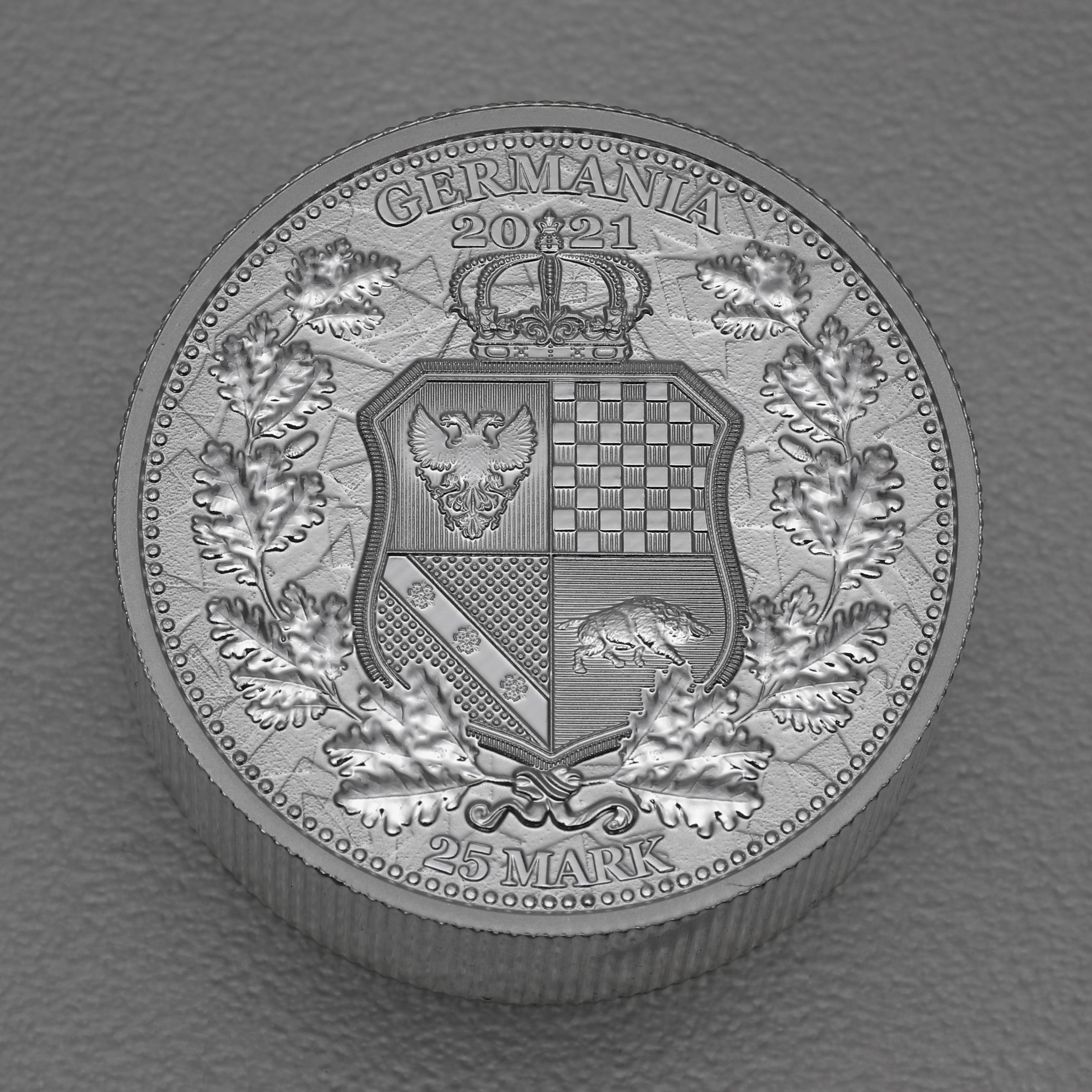 Silbermedaille 5oz "Austria & Germania" 2021 Allegories (Polen) - Detailansicht 1
