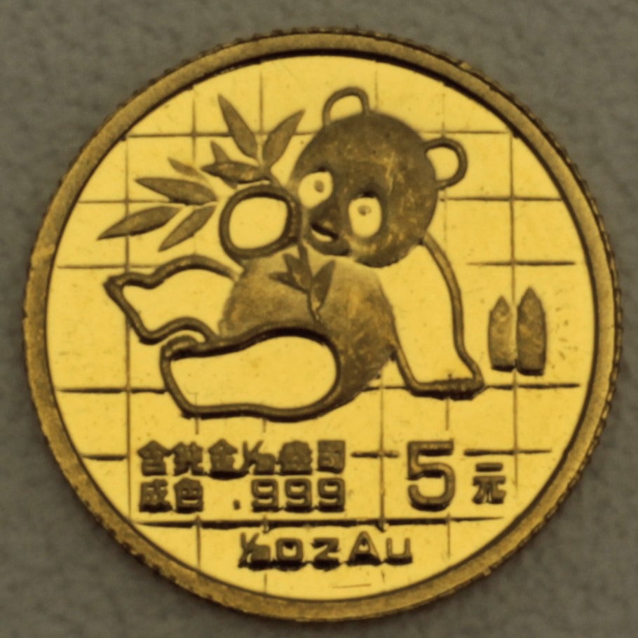 Goldmünze 1/20oz "Panda" 1989 (China) - Hauptansicht