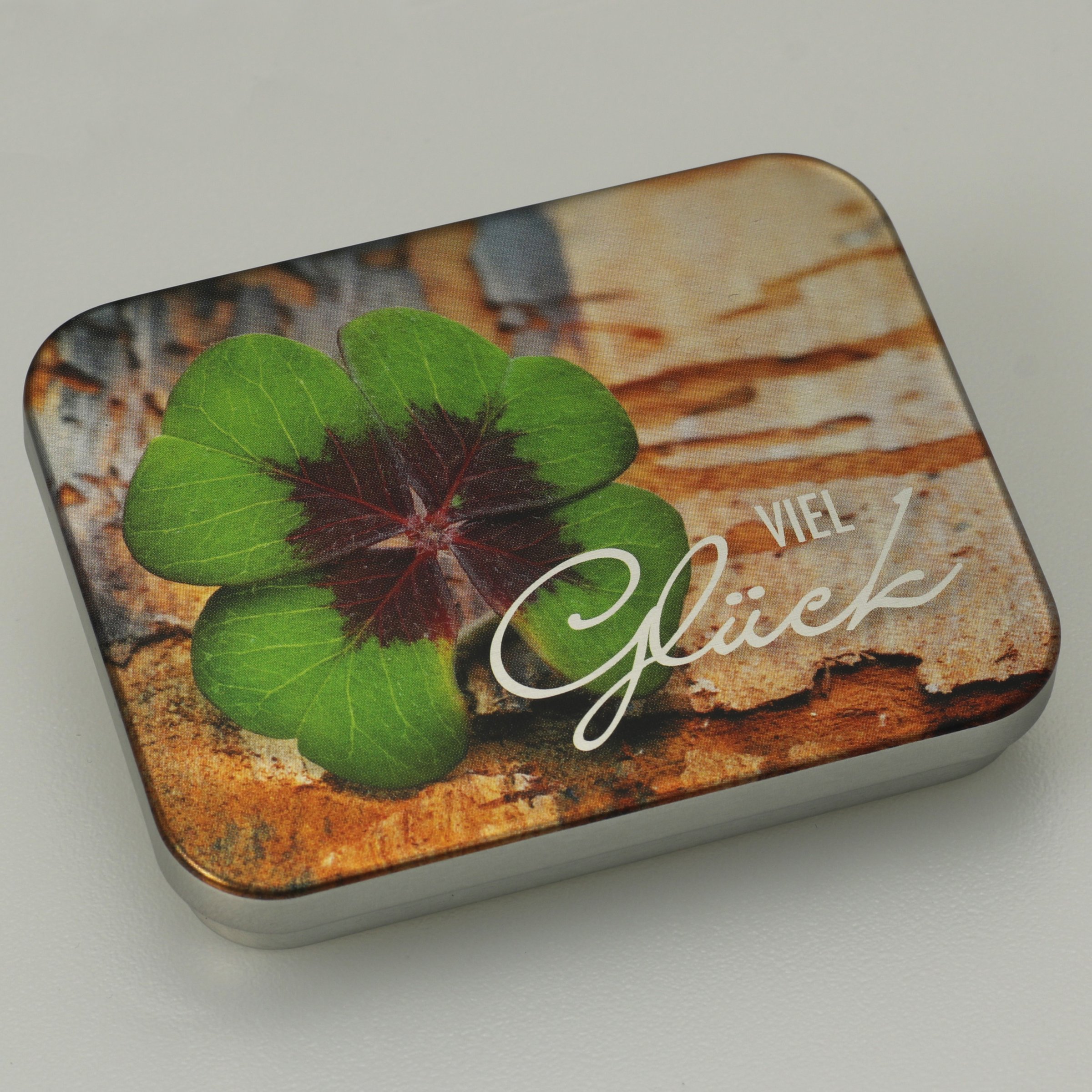 Geschenk-Box "Viel Glück" (eckig) - Detailansicht 1