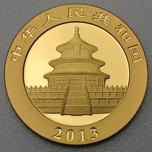 Goldmünze 1oz "Panda" 2013 (China) - Miniaturansicht 2