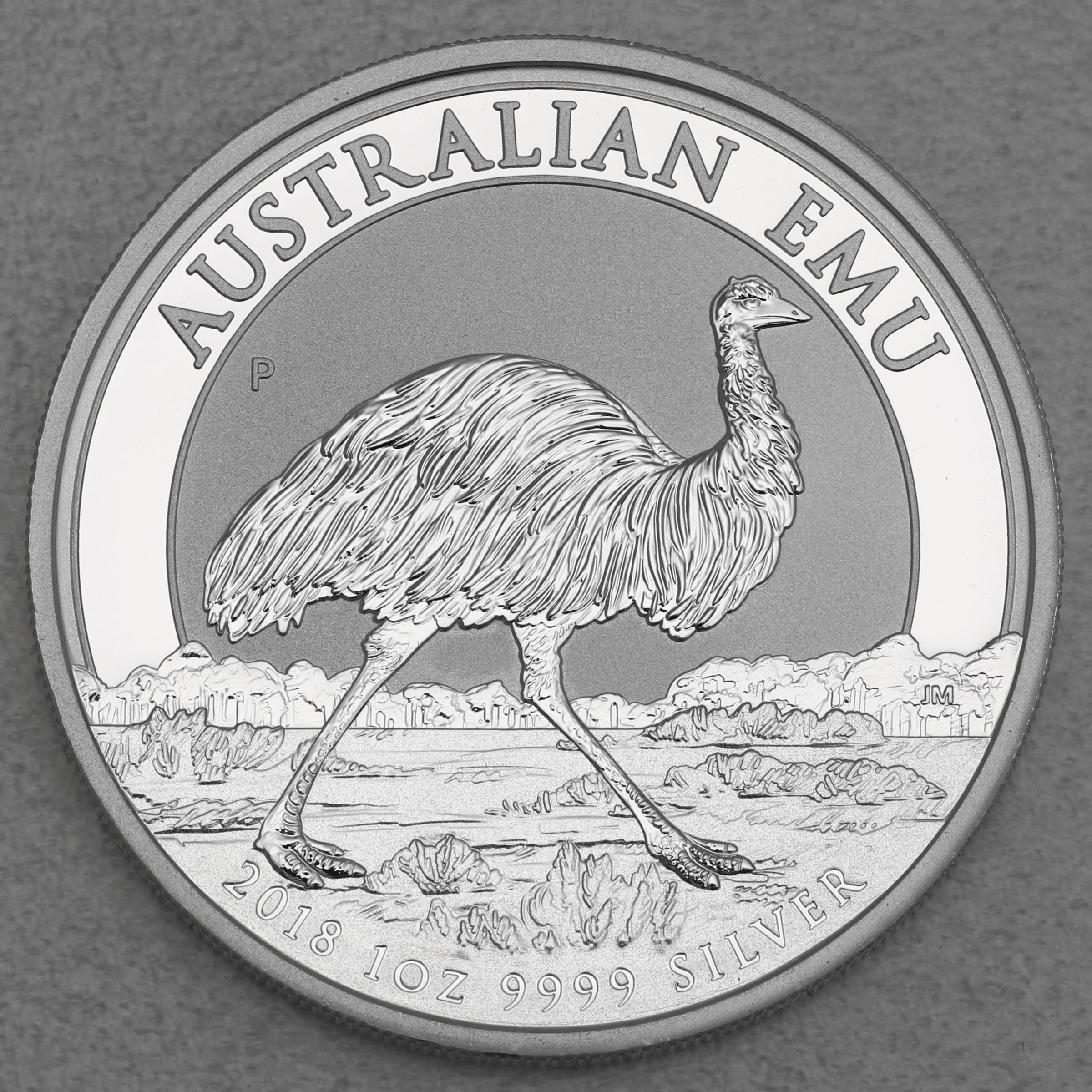 Silbermünze 1oz "Emu" 2018 (Australien) - Hauptansicht