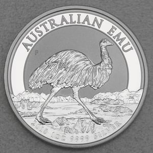 Silbermünze 1oz "Emu" 2018 (Australien) - Miniaturansicht 1