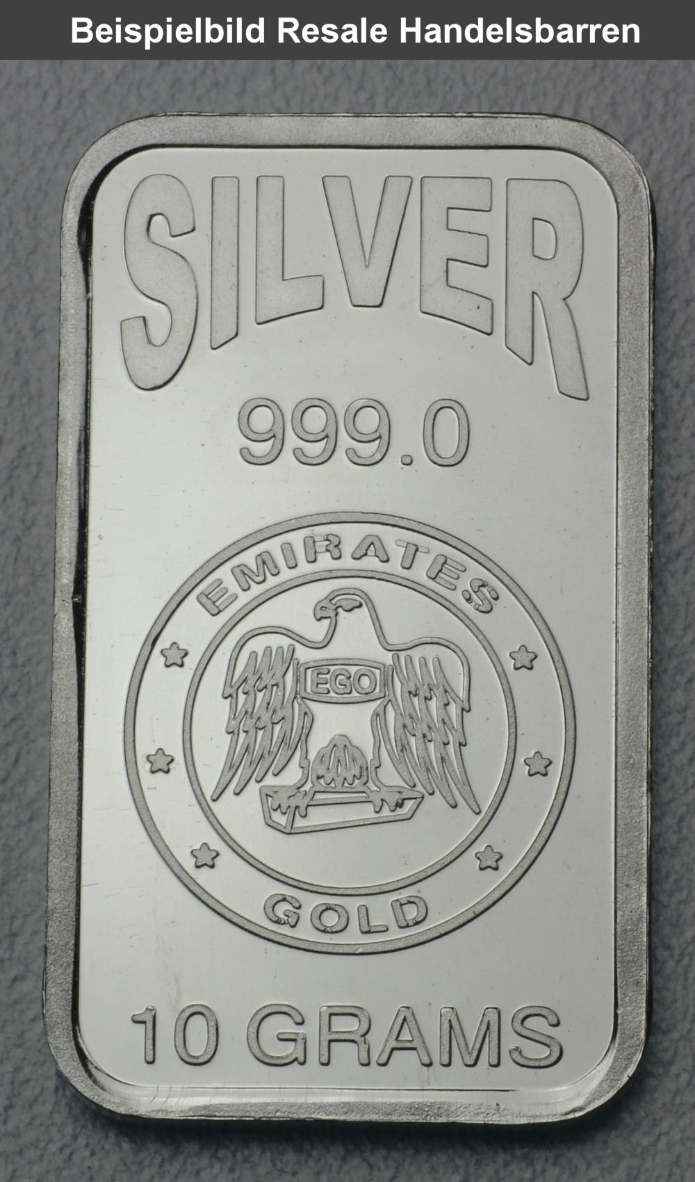 Silberbarren 10g (Resale) - Detailansicht 3