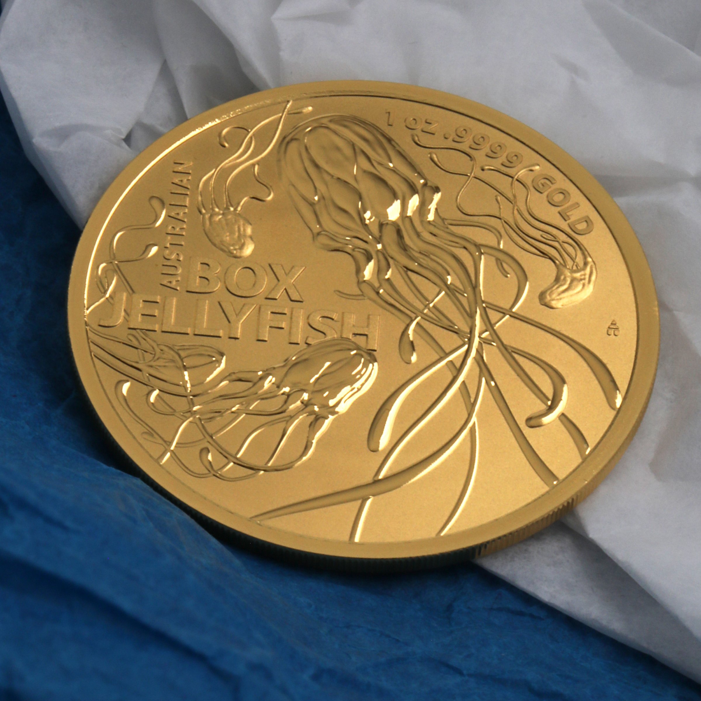 Goldmünze 1oz "Box Jellyfish" 2023 Australia’s Most Dangerous (Royal Australian Mint) - Detailansicht 5
