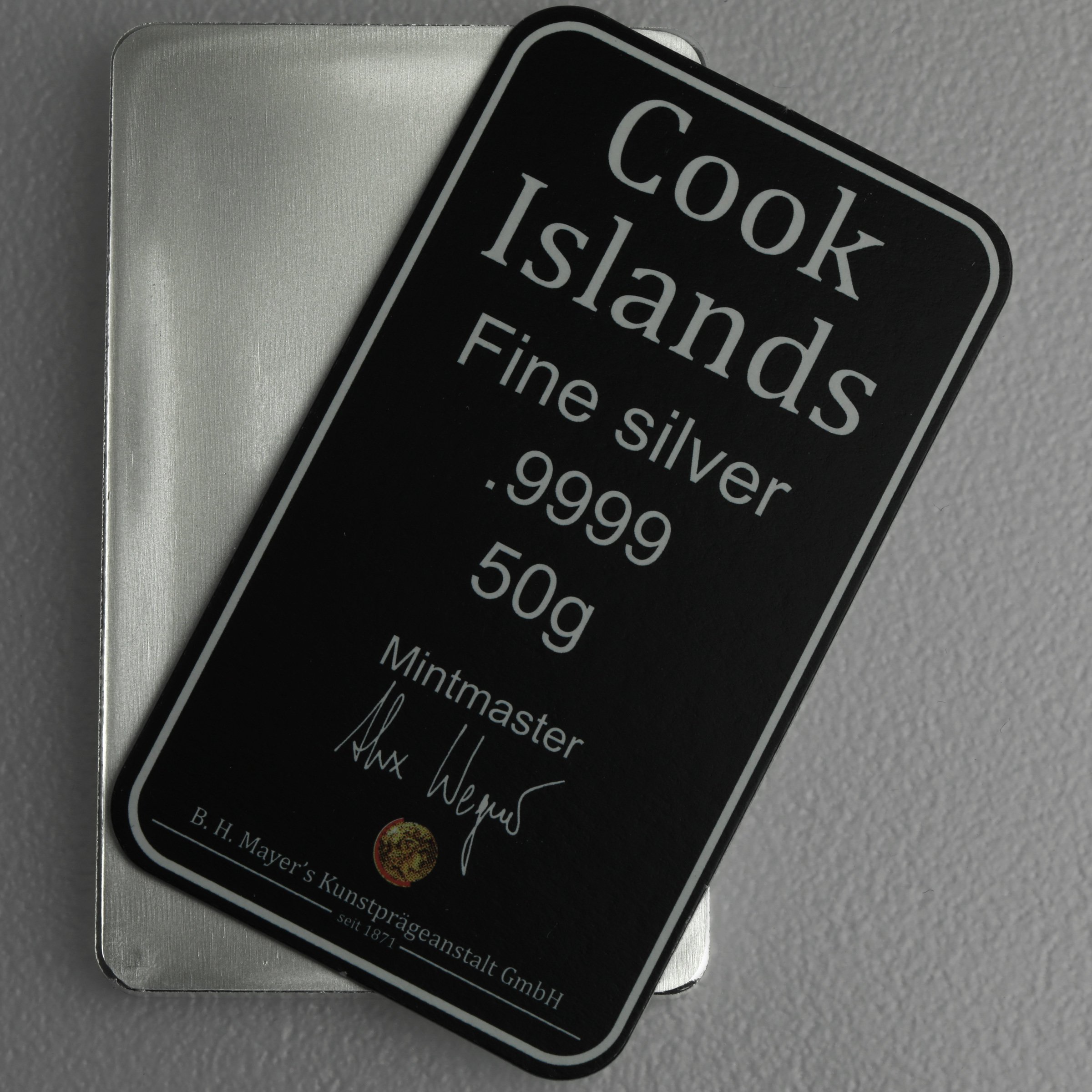 Münzbarren 50g "Cook Islands – New Generation" - Detailansicht 1