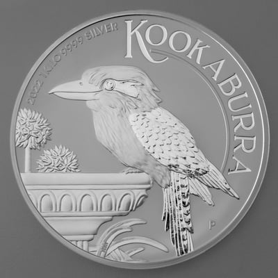 Silbermünze 1kg "Kookaburra" 2022 19% (Australien) - Miniaturansicht 1