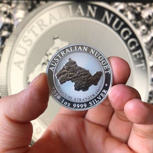 Silbermünze 1oz "Welcome Stranger" 2019 Australian Nugget (Australien) - Miniaturansicht 5