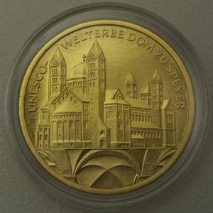 Goldmünze 100 Euro "Dom zu Speyer" 2019 Unesco-Weltkulturerbe (Deutschland) - Miniaturansicht 3