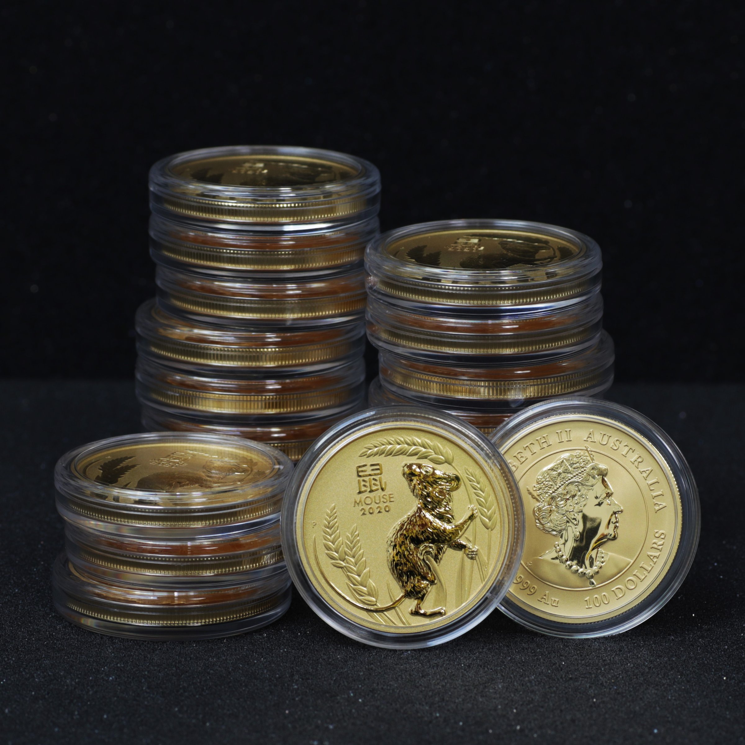 Investmentpaket 20x 1oz "Maus 2020" Goldmünzen (Australien) - Hauptansicht