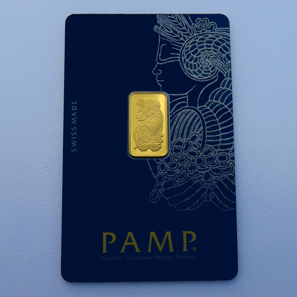 Goldbarren 2,5g PAMP "Fortuna" - Hauptansicht