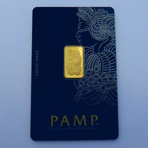 Goldbarren 2,5g PAMP "Fortuna" - Hauptansicht