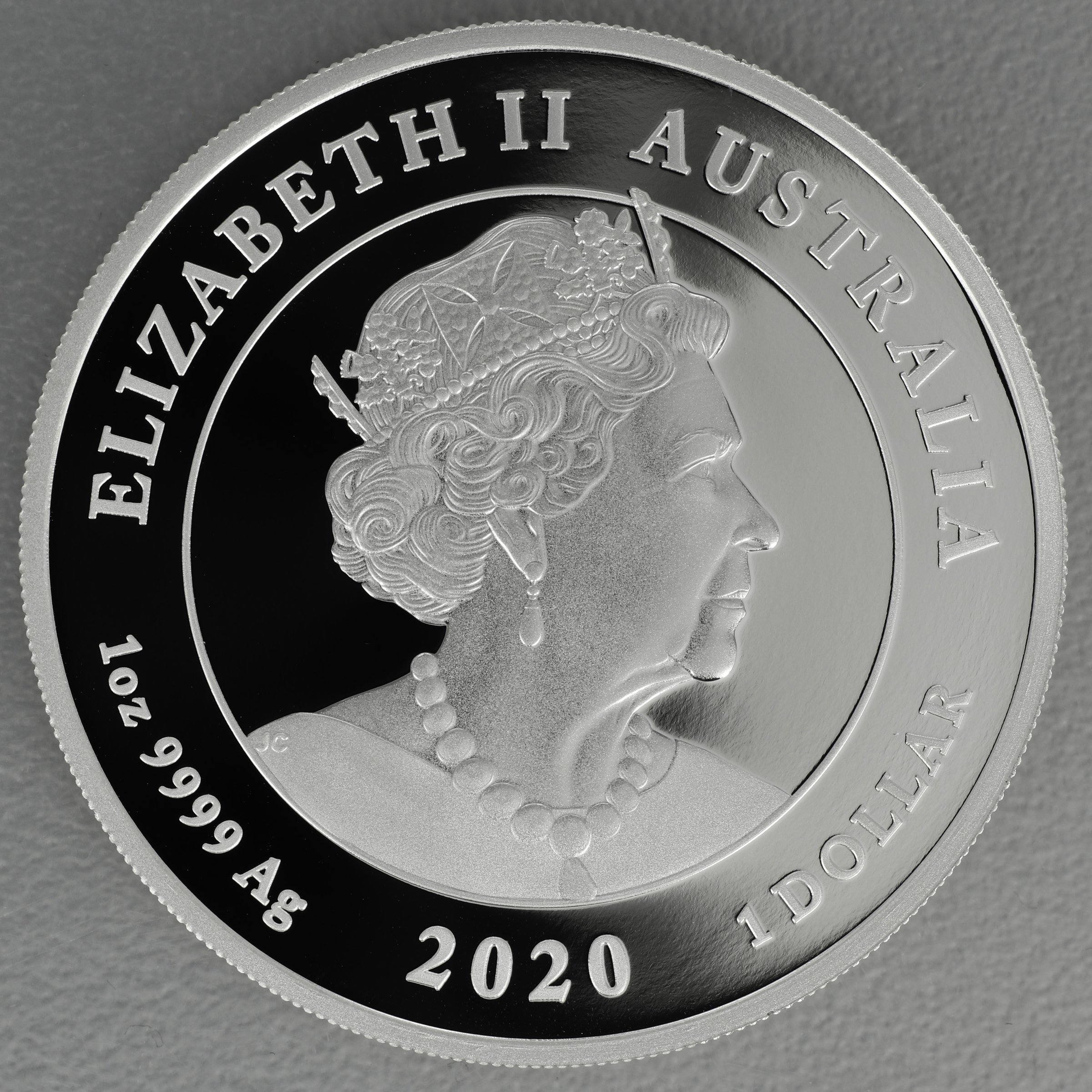 Silbermünze 1oz "One Love" 2020 (PP/koloriert) (Australien) - Detailansicht 1