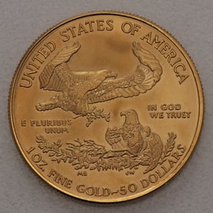 Goldmünze 1oz "American Eagle" 2005 (USA) - Miniaturansicht 2