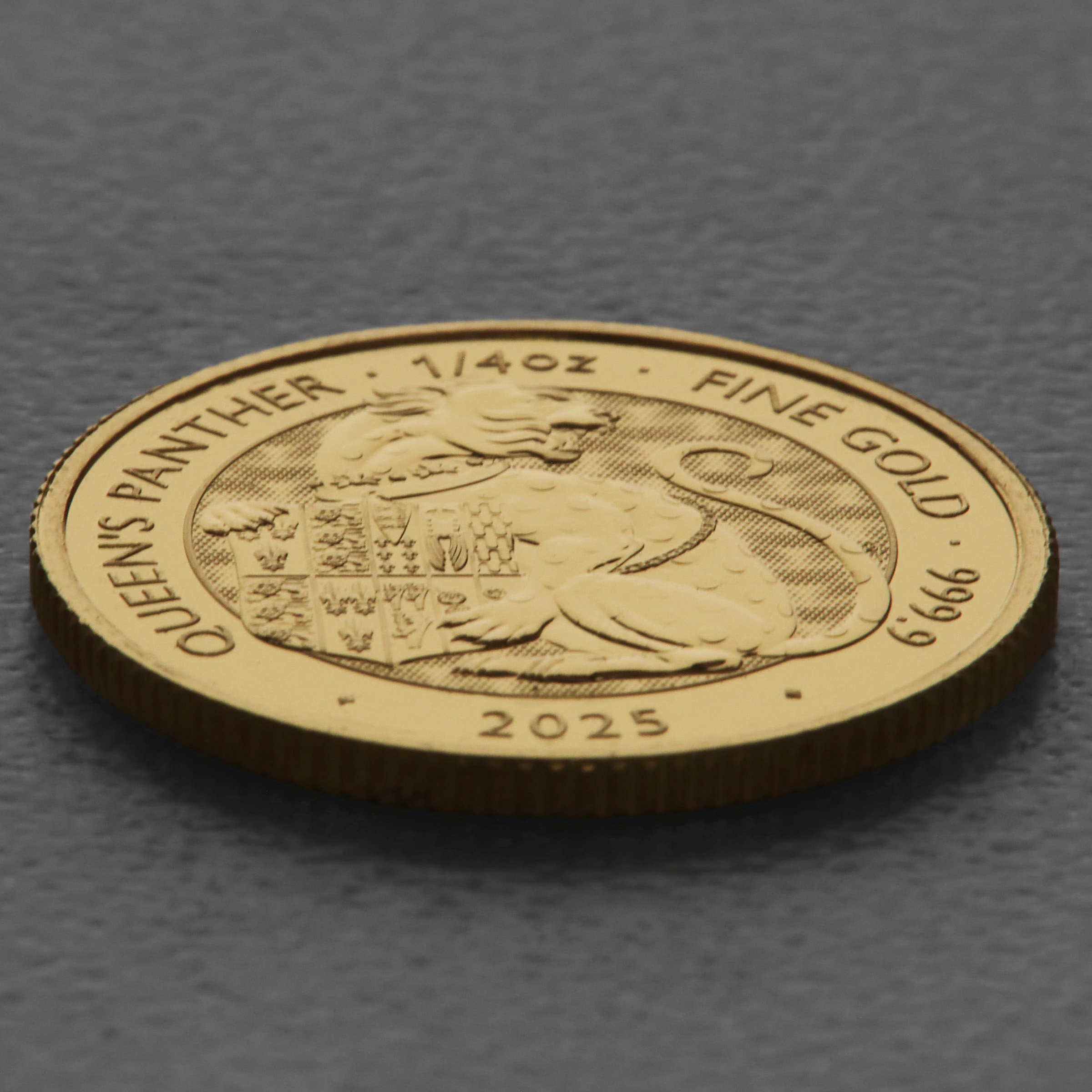 Goldmünze 1/4oz "Queen’s Panther" 2025 Royal Tudor Beasts (Großbritannien) - Detailansicht 2