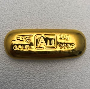 Goldbarren 20g Au-Gussbarren, Feingold - Miniaturansicht 2