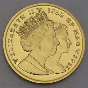 Goldmünze 1oz "One Noble" 2012 (Isle of Man) - Miniaturansicht 2