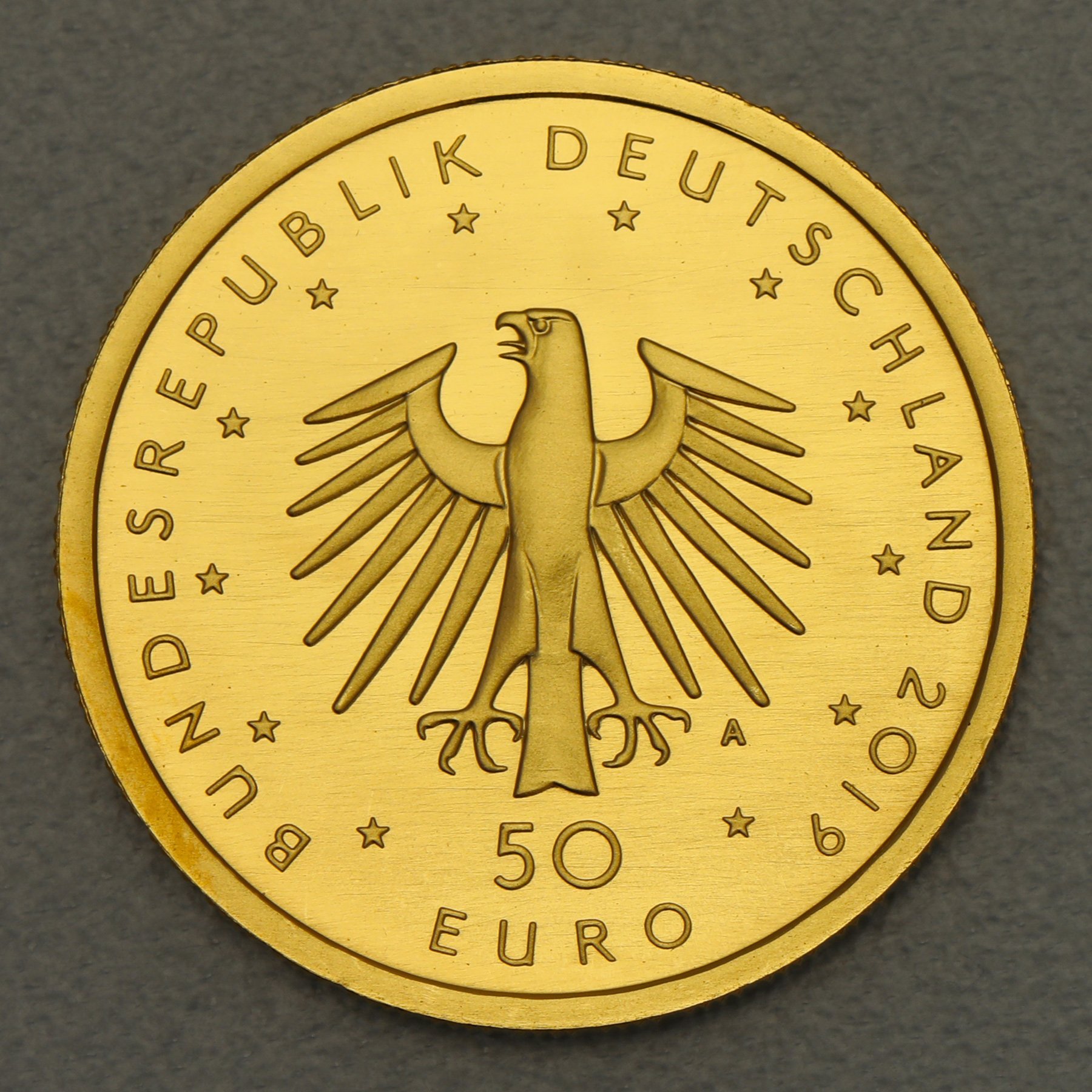 Goldmünze 50 Euro "Hammerflügel" 2019 Musikinstrumente (Deutschland) - Detailansicht 1