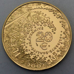 Goldmünze 20 Euro "Blanche Neige" 2002 (Frankreich) - Miniaturansicht 2