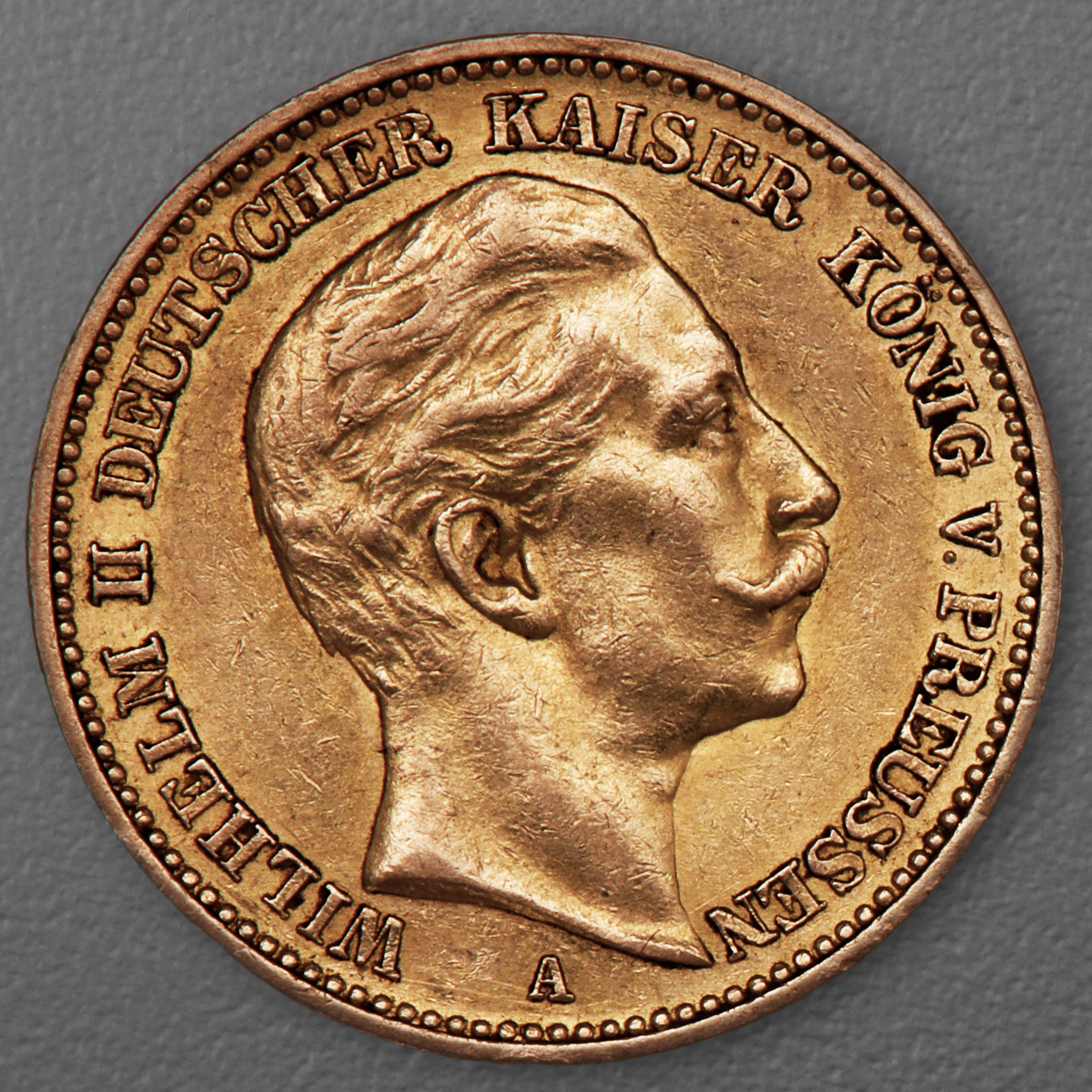 Goldmünze 20 Mark "Wilhelm II." 1903-A J.252 (Preußen) - Hauptansicht