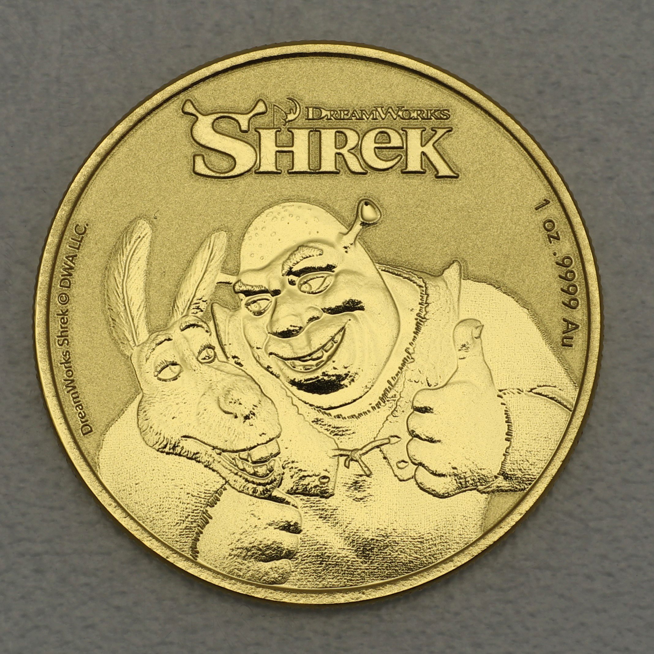 Goldmünze 1oz "SHREK" 2021 20th Anniversary (Niue) - Hauptansicht