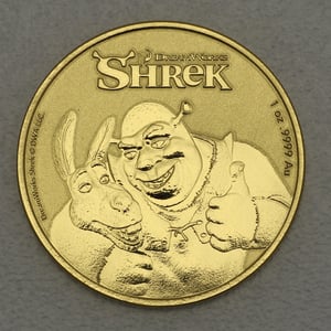 Goldmünze 1oz "SHREK" 2021 20th Anniversary (Niue) - Hauptansicht