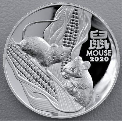 Silbermünze 1oz "Maus" 2020 (HR) Lunar III – Year of the Mouse (Australien) - Miniaturansicht 1